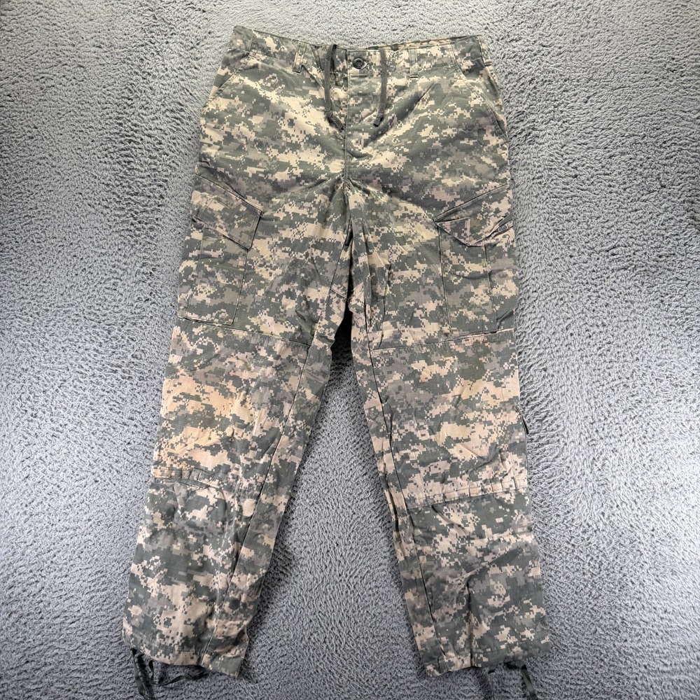 US Army Pant Mens M‎ Brown Camouflage Cargo Straight Leg Combat Uniform Military